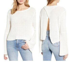 Roxy boardwalk chunky knit show wrap back sweater